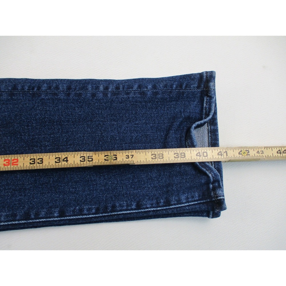 Mother High Waisted Rider Skimp Jeans in Catch Me If You Can Dark Blue Wash 26 - Picture 11 of 15